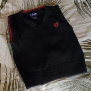 🍭Boys 4T Chaps black sweater vest